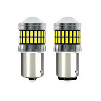 Nouvelle ampoule LED 2025 4014 54SMD 1156 P21W BA15S BAU15S PY21W 1157 BAY15D Canbus sans erreur pour feux de freinage et clignotants automobiles
