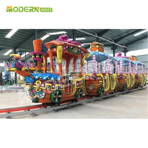 รถไฟของเล่นสำหรับสนามเด็กเล่นกลางแจ้ง ใช้พลังงานแบตเตอรี่ สำหรับเด็กในห้างสรรพสินค้า - Product Image 6