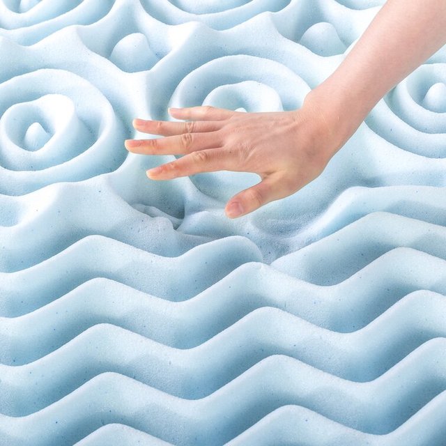 5 Zone 4 Inch Modern Memory Foam Mattress Topper for Bedroom Use