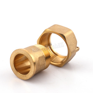 Conector de latón para contador de agua, accesorios hexagonales de rosca interna y externa, reductor de unión de cobre de 1 pulgada (4-10-6-10) - Product Image 2