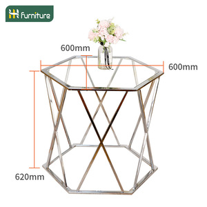 Transparent <b>glass</b> coffee <b>table</b>/<b>side</b> <b>table</b>/coffee <b>table</b> for home living room sofa/irregular coffee <b>side</b> <b>table</b>/<b>table</b>/European - Product Image 4
