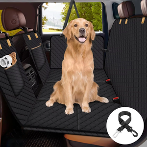 Tapis et coussin universels pour animaux de compagnie en promotion – Housses de siège de <span class=keywords><strong>voiture</strong></span> imperméables pour chiens avec dossier en maille – <span class=keywords><strong>Protection</strong></span> de voyage douce et élégante pour voitures - Product Image 2
