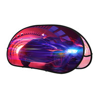 Publicité extérieure personnalisée Golf Flag Oval Pop Up A Frame Banner