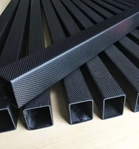 High Quality 3k Carbon Fiber Square Tube Super Light And Super Hard Civic Carbon Fiber Tube