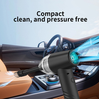 Penyedot Debu Mobil Tanpa Kabel 4-in-1, Peniup Debu Elektrik dengan Kantong, Perlengkapan Pembersih PC, Peralatan dan Aksesoris Rumah Tangga
