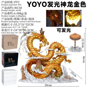 <span class=keywords><strong>Figurine</strong></span> d'anime de collection haut de gamme avec effet lumineux pour les collectionneurs de DBZ, statues GK de <span class=keywords><strong>Dragon</strong></span> <span class=keywords><strong>Ball</strong></span> Z, <span class=keywords><strong>Shenron</strong></span> doré et Son Goku - Product Image 3