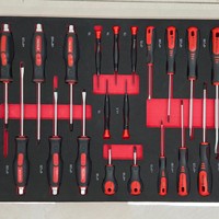 Coffret d'outils d'atelier en acier inoxydable de qualité industrielle, 258 pièces, avec tiroirs roulants et organisateur