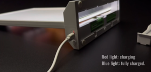 Độ nét cao A4 đồ họa hiển thị Máy tính để bàn điện tử lightbox có thể sạc lại 3D hai mặt trong nhà signage với LED nguồn ánh sáng - Product Image 3