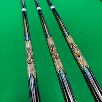 En stock, vente en gros, queue de billard américaine pour le jeu de neuf boules, 1/2 sectionnable, pointe large de 13 mm, prix abordable