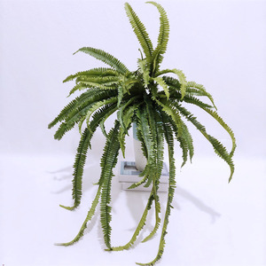 Gazon artificiel péruvien, vente en gros, Simulation de vert, pot de plantes feuilles pour la décoration murale - Product Image 3