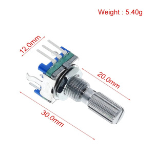 1pcs mận xử lý 15mm 20mm quay mã hóa mã hóa chuyển đổi/<span class=keywords><strong>ec11</strong></span>/kỹ thuật số chiết với chuyển đổi 5 pin - Product Image 6