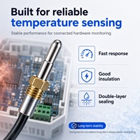 Capteur de température NTC à tête de balle pour la surveillance des terminaux IoT, la gestion thermique intelligente des équipements, l'acquisition à distance