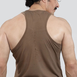 Custom Logo Eco-Friendly Quick Dry Tank Top Lightweight Muscle <b>Singlet</b> Best Quality Made in Pakistan Breathable Tank Top <b>For</b> <b>Men</b> - Product Image 2