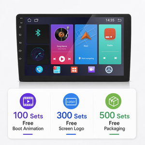 Autoradio 7 pouces USB Android double DIN avec écran de tableau de bord, navigation GPS, diffusion FM et écran IPS - Product Image 1