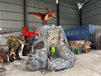   Modèle de simulation de rocherie avec pterosaure à vendre