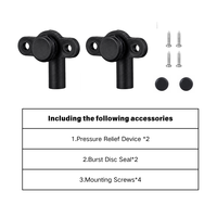 Kit de dispositif de soulagement de pression pour douche électrique 82800450 avec sortie de drainage directionnelle et fixation sécurisée à 2 vis – Pièce de rechange