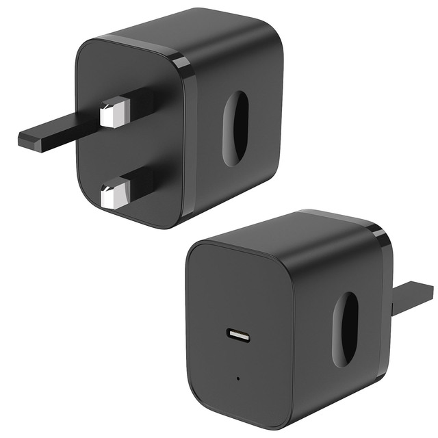 Console Charger for for 2 60W PD Fast Charging Power Adapter with Type-C to Type-C Cable Plastic Wired