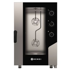 Horno de Convección a Vapor Comercial HENDI 400V/15400W 730x855x(H)1130mm CONTROL 11x GN1/1 - Product Image 1