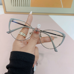 Bán Chạy Nhất Bán Buôn Rắn Kim Loại Khung Quang Học Bền Quyến Rũ Sang Trọng Cao Cấp Cat Eye Đầy Đủ Rim Trọng Lượng Nhẹ Thoải Mái - Product Image 4