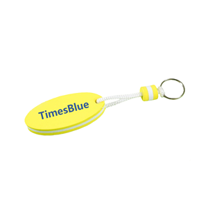Custom Floating <b>Keychain</b>, Waterproof Water Sports Oval EVA Foam Keytag, Durable Lightweight Floating for Marine <b>Safety</b>, Travel - Product Image 4