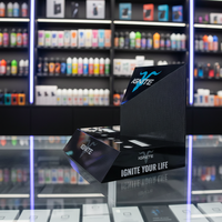 Support d'affichage en acrylique transparent personnalisé pour tabac sans fumée, présentoir pour magasin de tabac, magasin de détail