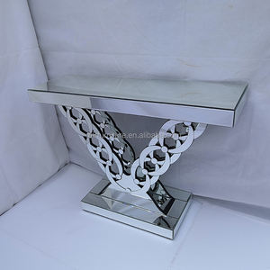 Console a specchio in cristallo moderno <span class=keywords><strong>con</strong></span> specchio a <span class=keywords><strong>parete</strong></span> mobili per uso alberghiero - Product Image 4