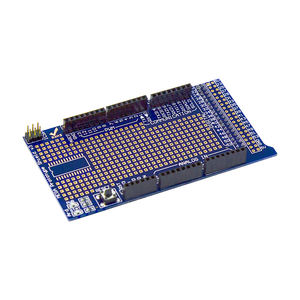 Komponen Elektronik KUONGSHUN MEGA Proto Prototype <span class=keywords><strong>Shield</strong></span> V3.0+170PTS Breadboard Expansion Board untuk <span class=keywords><strong>Arduino</strong></span> Mega 2560 R3 Kit - Product Image 3