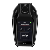 Télécommande universelle intelligente LCD sans clé pour voiture, remplacement de clé de voiture avec bouton de démarrage/arrêt du moteur pour tous les véhicules