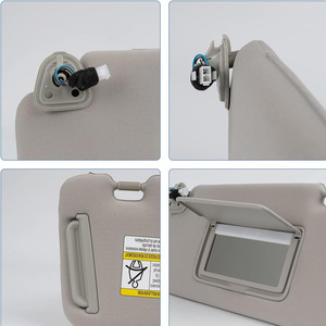 แผงบังแดดนิสสัน มูราโน่ 96401-1AA1B สีเทา ด้านขวา พร้อมไฟ ติดตั้งด้านหลัง - Product Image 4