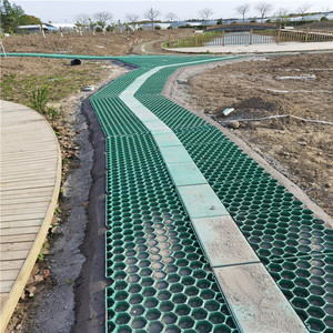 Grille en herbe LeJing en HDPE, épaisseur 50 mm, pour le contrôle paysager des parkings extérieurs, des trottoirs communautaires et la plantation sur toiture - Product Image 6