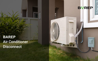 Interruptor de Desconexión de CA Extraíble BAK-PS60, 60A 240VAC, 2 Polos, 3 Cables, NEMA 3R, Caja Metálica, Certificación CULus, para Unidad de Condensación HVAC Exterior