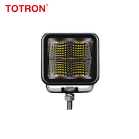 Luces LED Cuadradas de 2.75'' Sin Bordes de 20W, Luces de Trabajo LED con Haz de Luz Concentrada/Difusa para Todoterreno