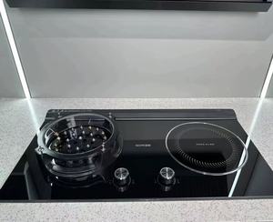 Estufa <span class=keywords><strong>de</strong></span> cerámica eléctrica <span class=keywords><strong>de</strong></span> alta potencia <span class=keywords><strong>de</strong></span> 3500W, estufa doméstica <span class=keywords><strong>de</strong></span> llama abierta enchufable, <span class=keywords><strong>horno</strong></span> <span class=keywords><strong>de</strong></span> combustión eléctrico <span class=keywords><strong>de</strong></span> doble quemador integrado - Product Image 2