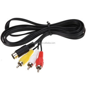<span class=keywords><strong>Cable</strong></span> <span class=keywords><strong>AV</strong></span> de audio y vídeo de 1,8 m y 5,9 pies, <span class=keywords><strong>cable</strong></span> de conexión de 9 pines a 3RCA Compatible con Sega Genesis 2 3 Mega Drive 2 3 - Product Image 2