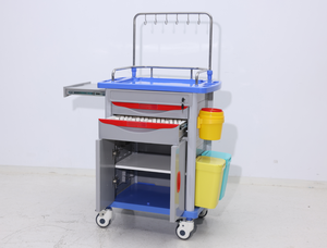 Bệnh Viện ABS Khẩn Cấp Giao Hàng Y Tế <span class=keywords><strong>Durg</strong></span> Xe Đẩy Bệnh Viện Y Tế Di Động Giỏ Hàng - Product Image 4