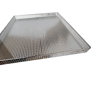 Plateau perforé 460*660 mm en acier inoxydable profond, plateaux de cuisson perforés en aluminium, plaque de cuisson pour four - Product Image 6