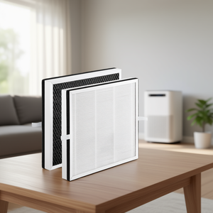 Filtre de remplacement domestique pour purificateur d'air D0100X385Q8, filtre H13 3-en-1 pour animaux de compagnie avec pré-filtre et charbon actif - Product Image 2