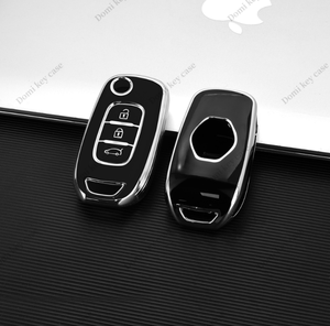 Mode doux TPU or argent bord pour <span class=keywords><strong>renault</strong></span> duster voiture télécommande clé housse <span class=keywords><strong>coque</strong></span> - Product Image 3