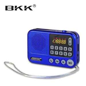 Hot Sell Portable Transparent AM mit Wiederholung funktion mit Udisk Mini Clear Cabinet FM Radio