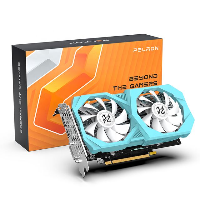 Peladn Best GPU Geforce GTX 1660 Super 6GB GDDR6 Gaming Graphics Card GTX 1660 Ti HD DP DVI 192-bit 8-pin PC 2 Fan Video Card