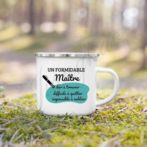 Tazza con Stampa 'Grazie Moltissimo, Sei un Insegnante Meraviglioso', Tazza da Caffè, Tazze Smaltate, Regalo per la Festa degli Insegnanti, Regalo di Laurea per Docenti - Product Image 6
