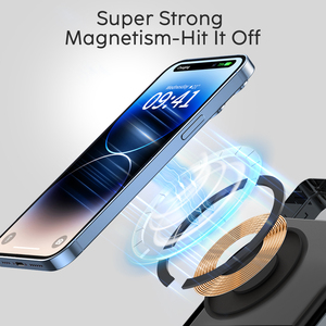 เครื่องชาร์จไร้สาย Jianhan Magnetic Slim 9 มม. แบบพกพา ความจุ 5000mAh 20W พร้อมจอ LED - Product Image 3