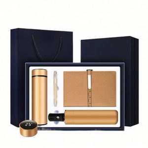 2025 Hot Sale Luxury Customized Corporate Promotional Gift <b>Set</b> with Pu Leather <b>Notebook</b> and Silk Screen Printing - Product Image 3