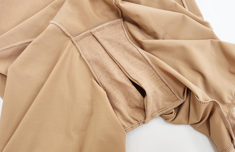 Built-in Bra Detachable-Strap Shapewear Bodysuit (2111-1): colour and size-option reference for private-label production