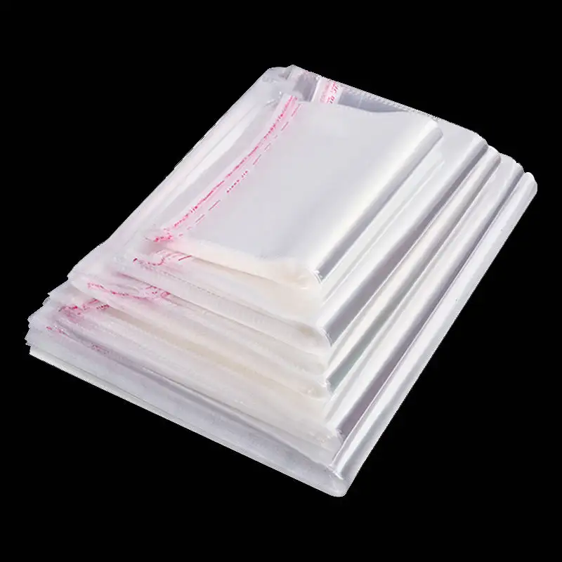 의류 속옷 양말 포장 비닐 봉지 용 투명 패키지 자체 접착 첼로 셀로판 Opp 가방