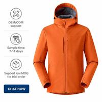 Veste à capuche unisexe personnalisée, séchage rapide, hydrofuge, avec fermeture éclair bidirectionnelle, coque de cyclisme à marque privée, OEM clé en main, 5 couleurs