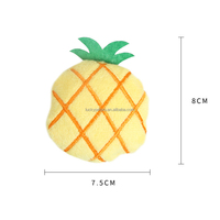 Groothandel Kat Spelen Speelgoed Pluche Catnip Ringing Papier Pitaya Mangosteen Oranje Banaan Fruit Kat Speelgoed