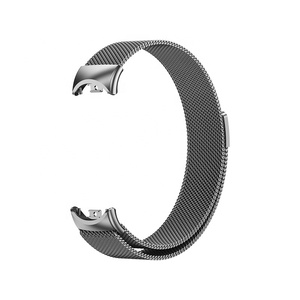 Boucle magnétique milanaise pour Xiaomi Smart Band <span class=keywords><strong>8</strong></span>-NFC Strap Sport <span class=keywords><strong>Bracelet</strong></span> en acier inoxydable Remplacement Mi Band <span class=keywords><strong>8</strong></span> <span class=keywords><strong>Bracelet</strong></span> - Product Image 3