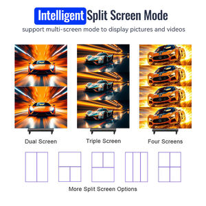 Afficheur LED P1.53 P1.86 P2 P2.5 1280x1920mm, écran publicitaire pliable et portable avec contrôle WiFi pour événements, boutiques et expositions - Product Image 3