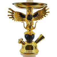 Haute arabe Shesha narguilé éléphant et aigle petit Pot ensemble acrylique tuyau d'eau tuyau en verre narguilé saveurs